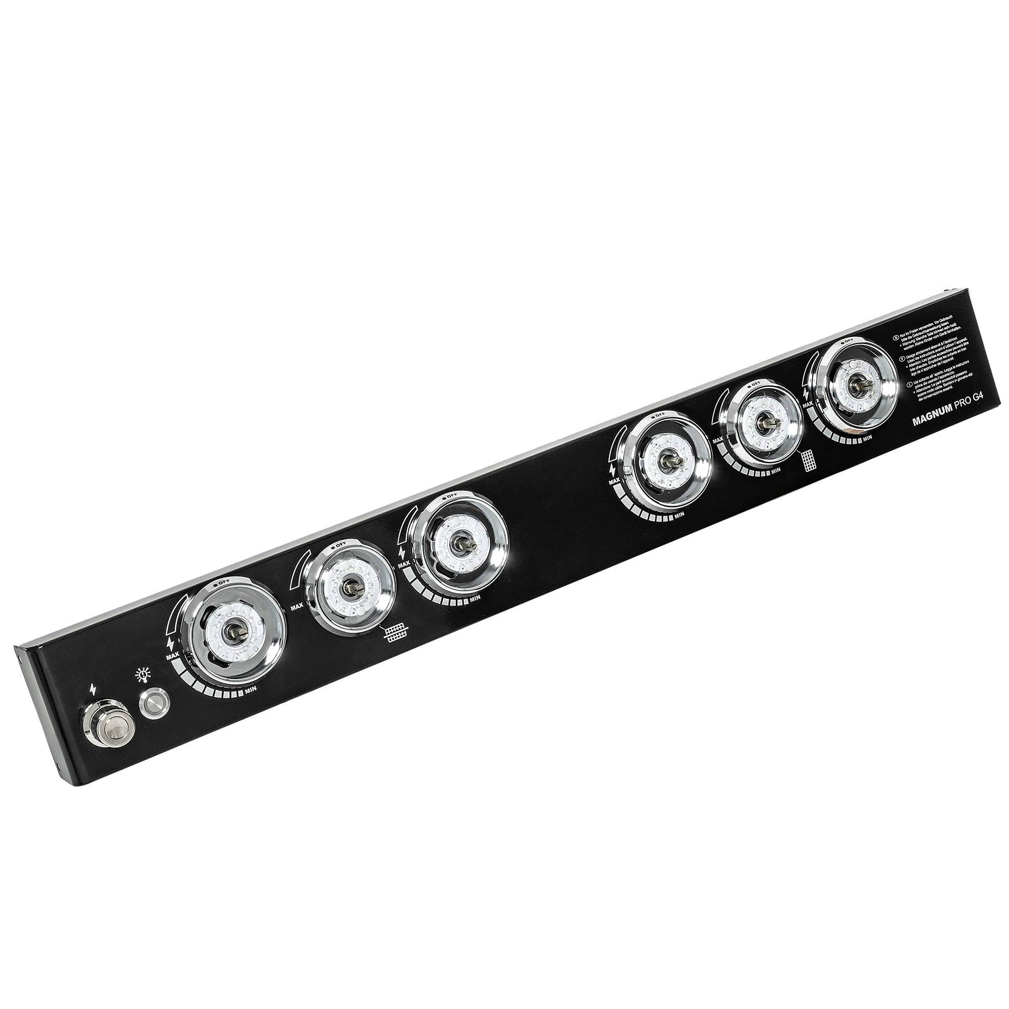 RÖSLE Magnum Grill Bedienfeld Bedienfeld für Magnum Grill, schwarz, mit sechs Bedienelementen und Temperaturanzeigen.