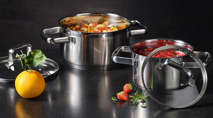 Kochtöpfe CHARM Marmelade in den CHARM Kochtöpfen 20cm und 24cm