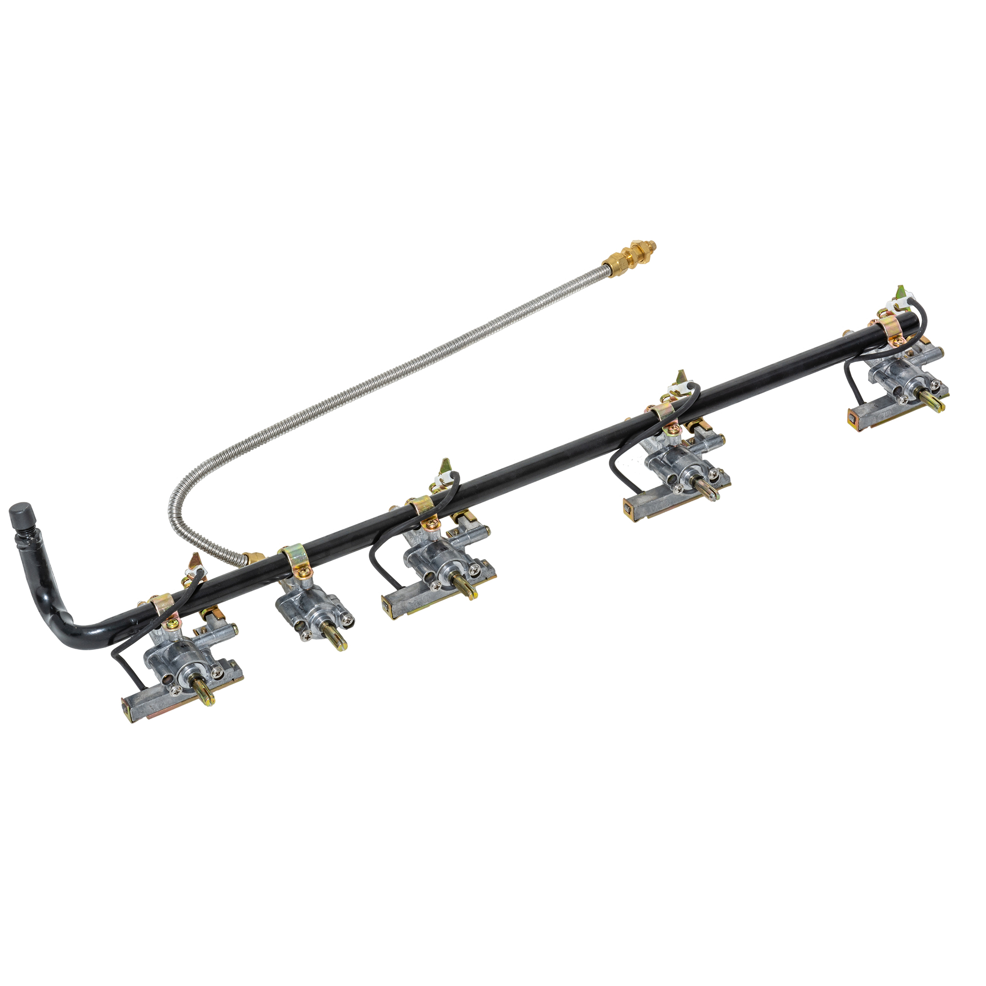 RÖSLE Ventileinheit komplett Ventileinheit, komplett, aus Metall, mit mehreren Ventilen und flexibler Verbindung.