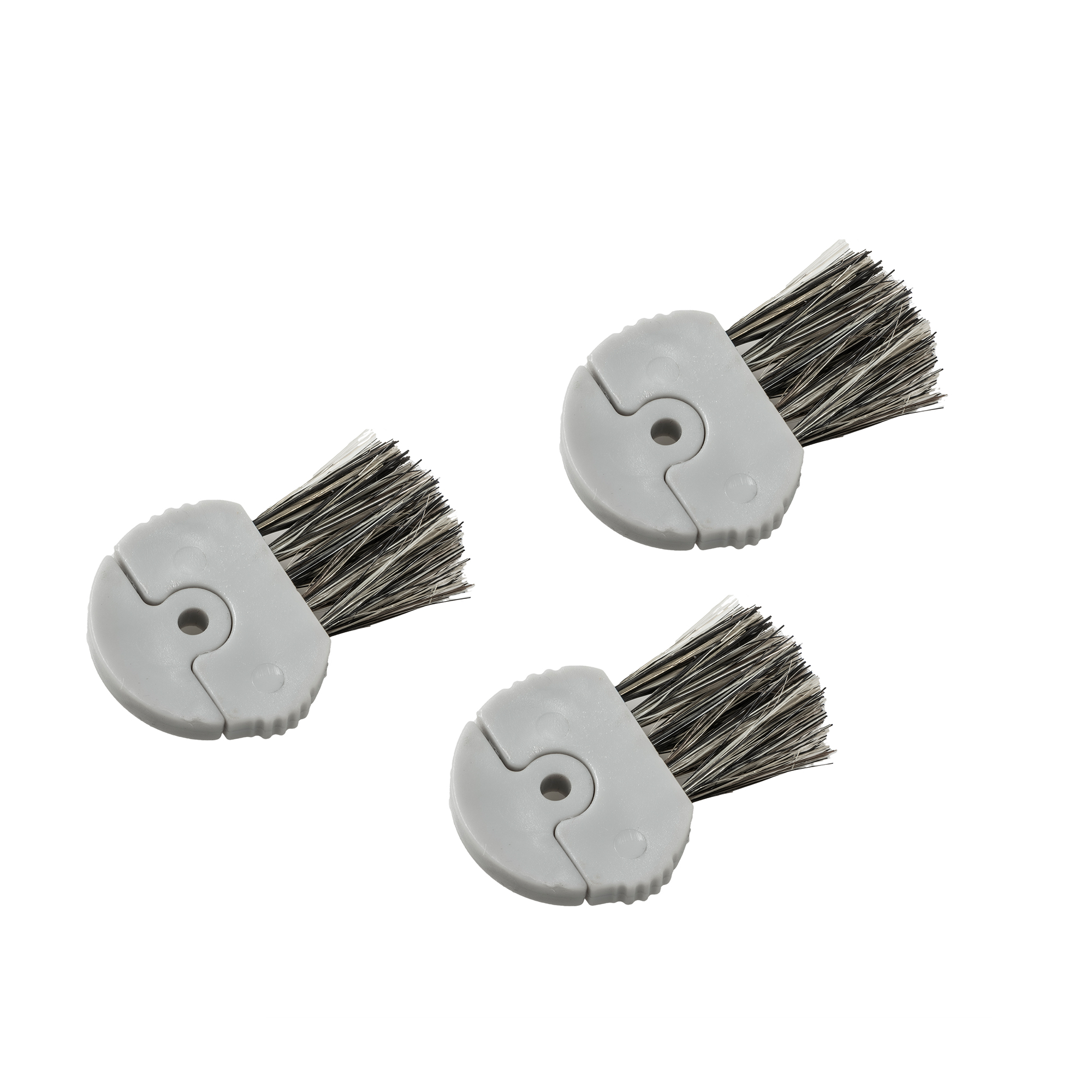 Ersatzbürsten für Pilzmesser von RÖSLE Ersatzbürsten für Pilzmesser, grau, mit feinen Borsten.