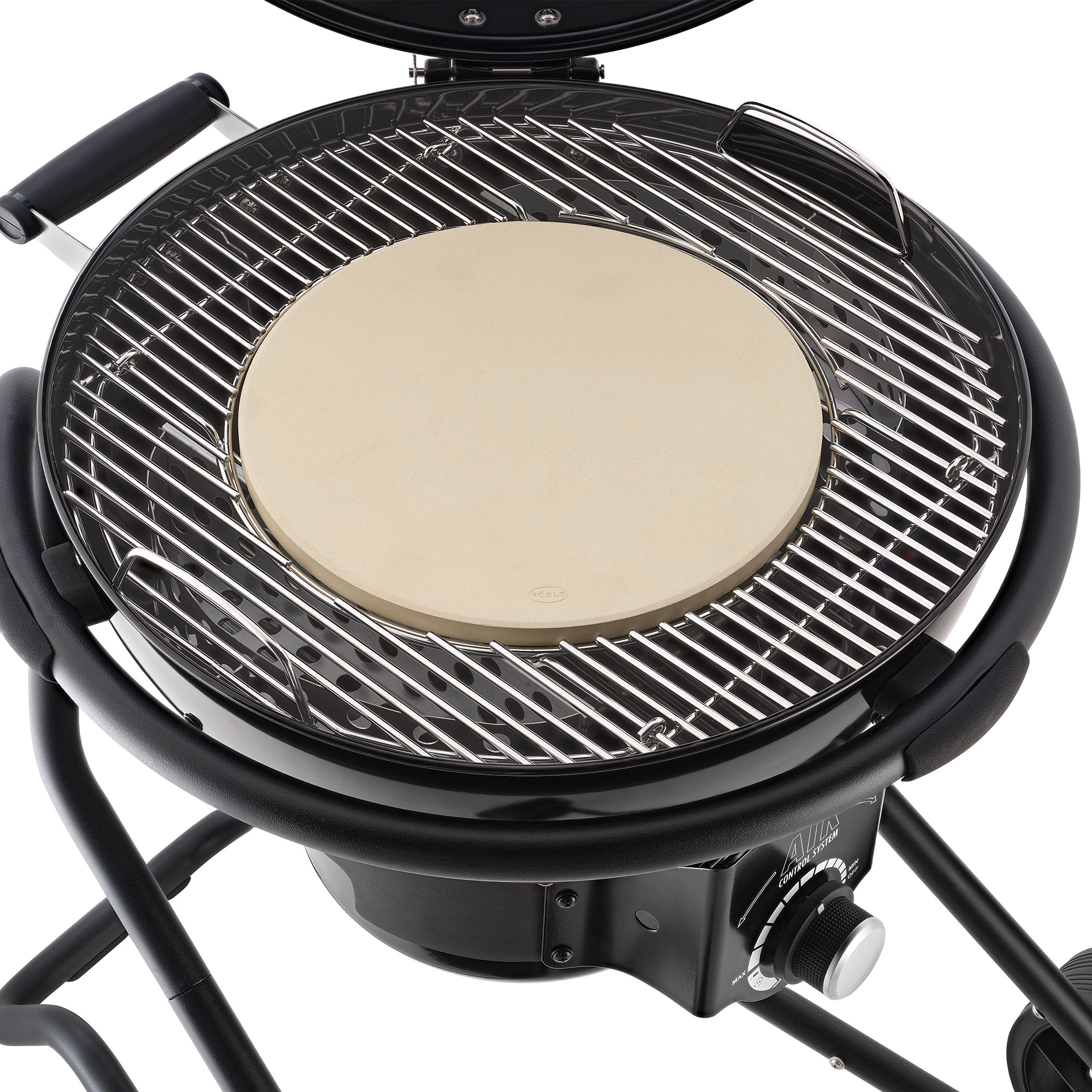 RÖSLE Holzkohlegrill AIR F50 PRO Holzkohlegrill AIR F50 PRO mit runder Grillfläche und verchromtem Grillrost.