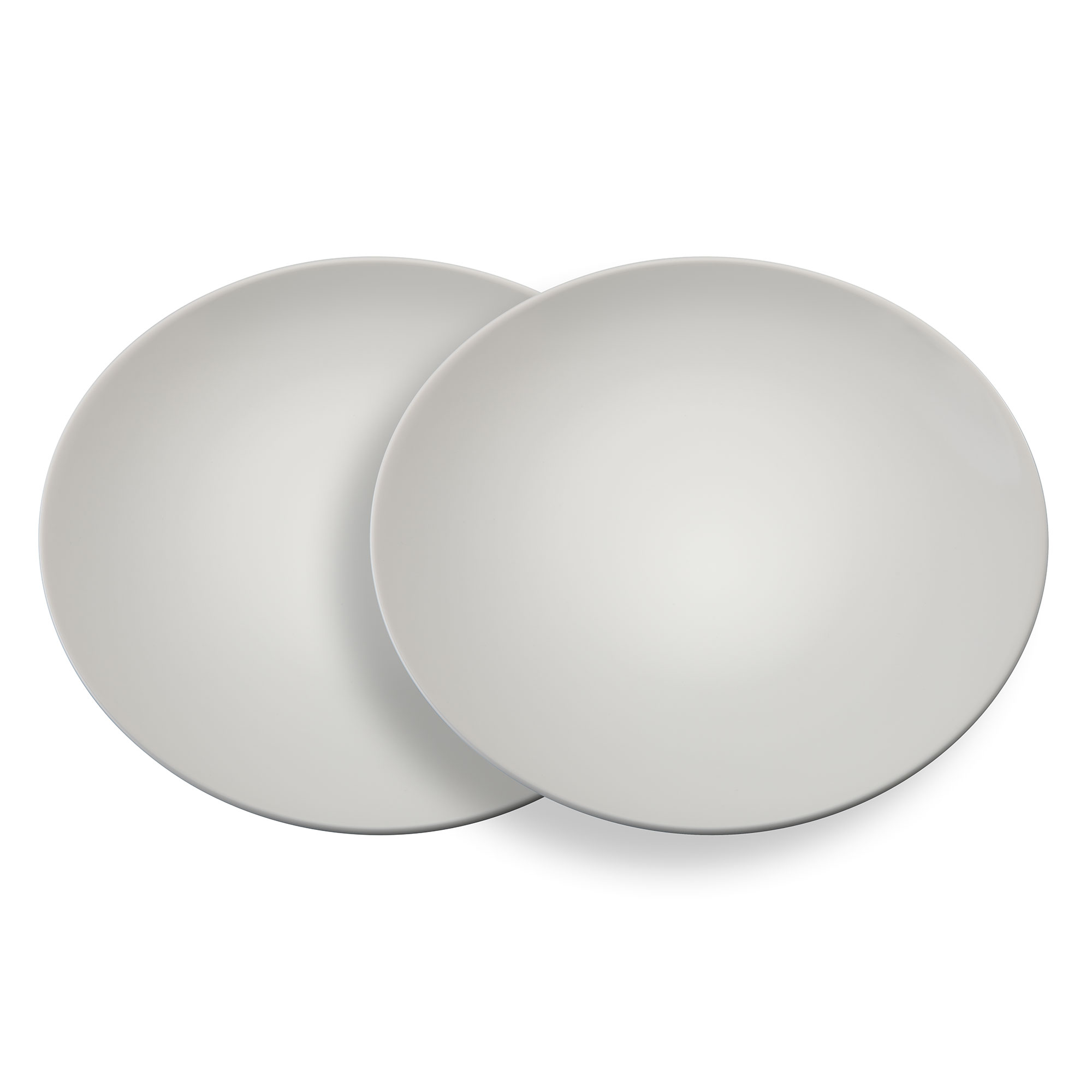 RÖSLE Grillteller Grillteller, zwei runde, flache Teller in hellem Farbton, aus Keramik.