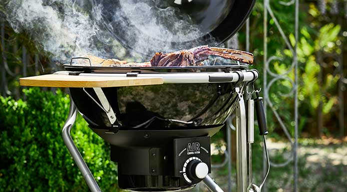 Holzkohle-Kugelgrill No.1 F50 AIR Holzkohle Kugelgrill mit Ablagetisch