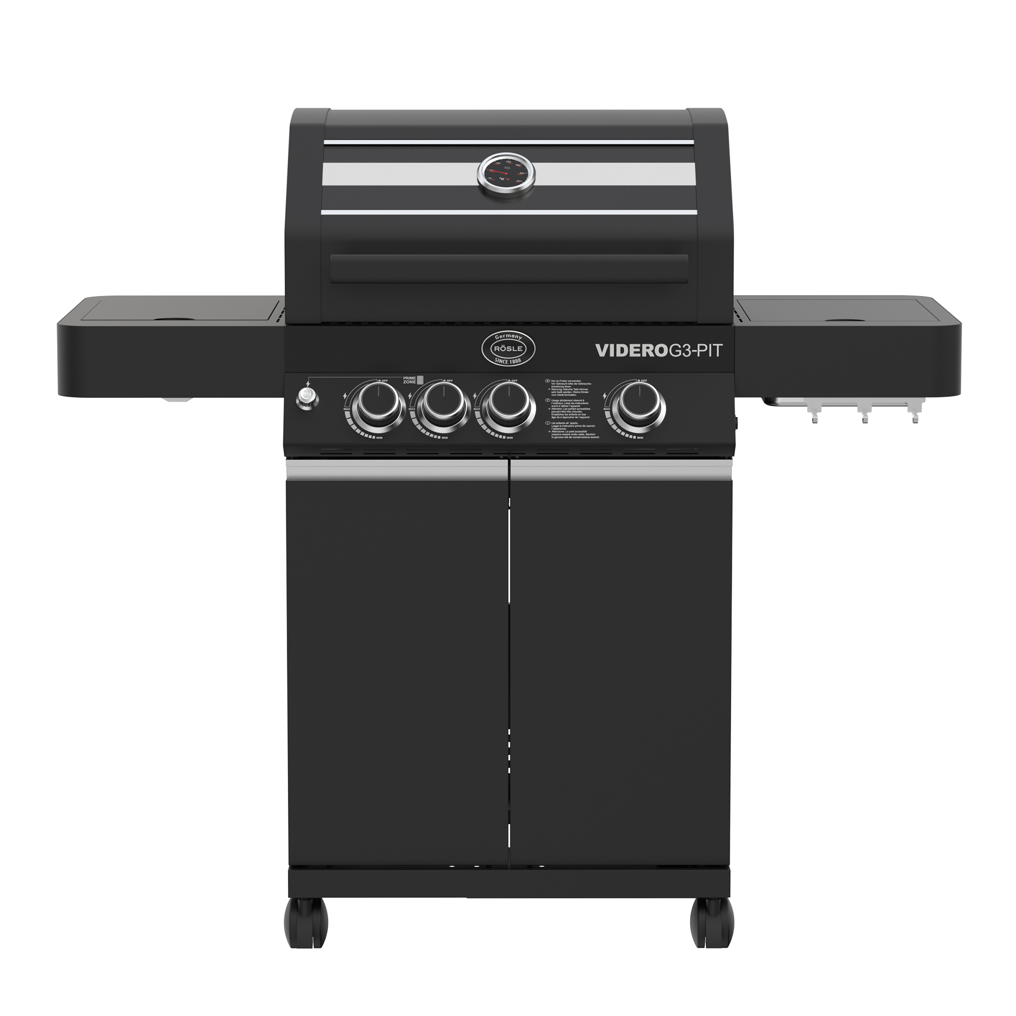 RÖSLE Gasgrill VIDERO G3 Pit Nero listing.imageAltPrefix