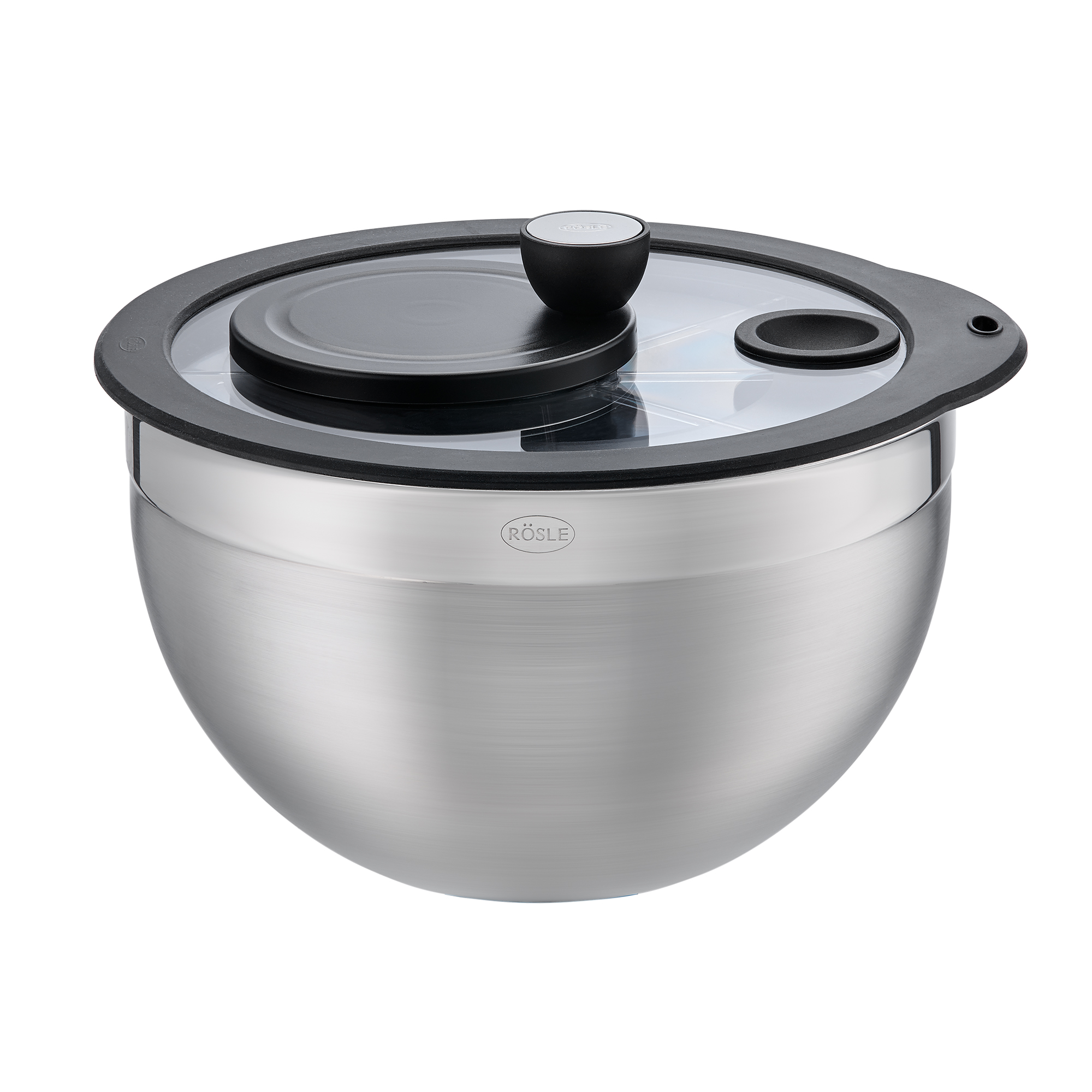 Salad Spinner with glass lid Ø 24 cm|9.5 in.