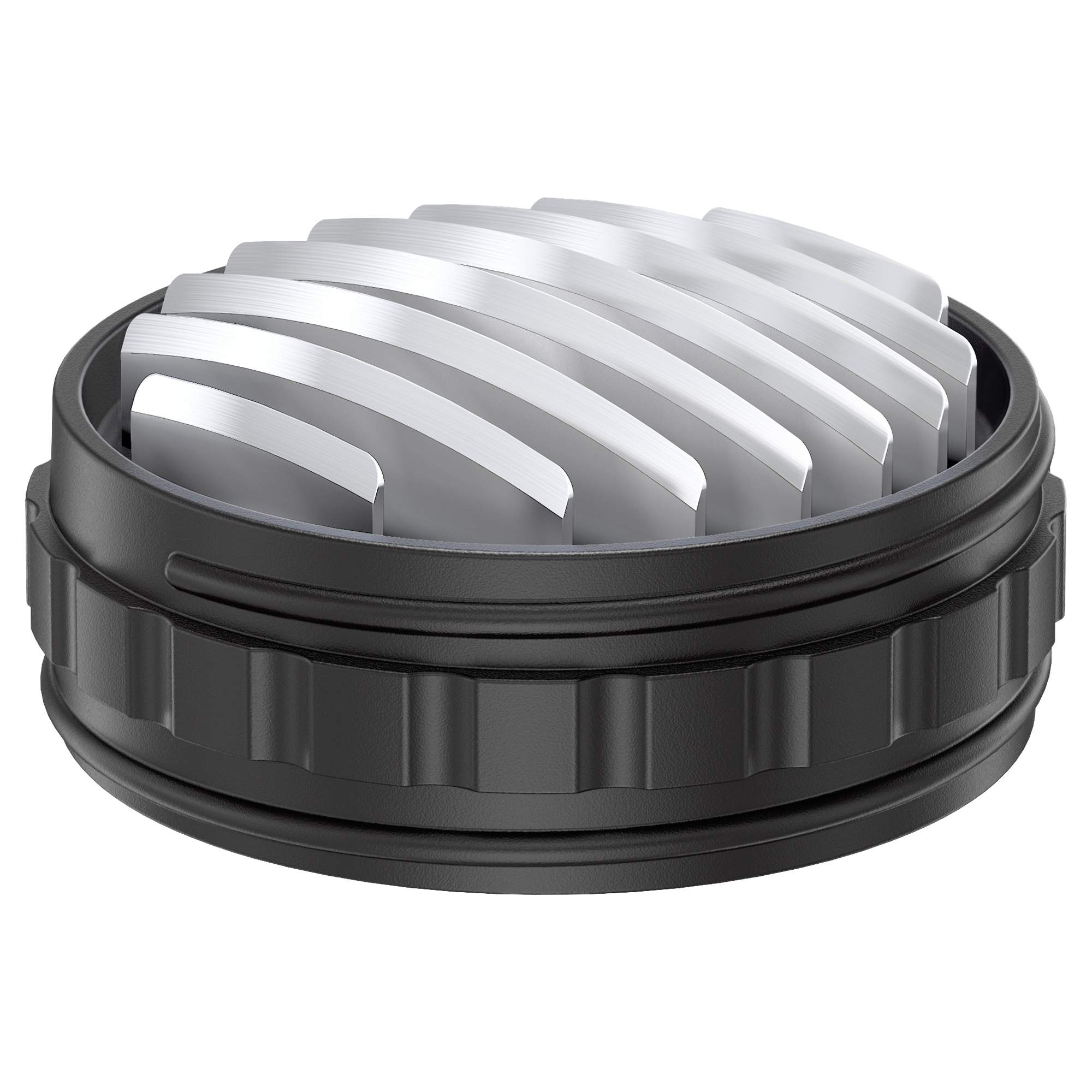 RÖSLE Wiegemessereinsatz Wiegemessereinsatz aus schwarzem Kunststoff mit silbernen Klingen.