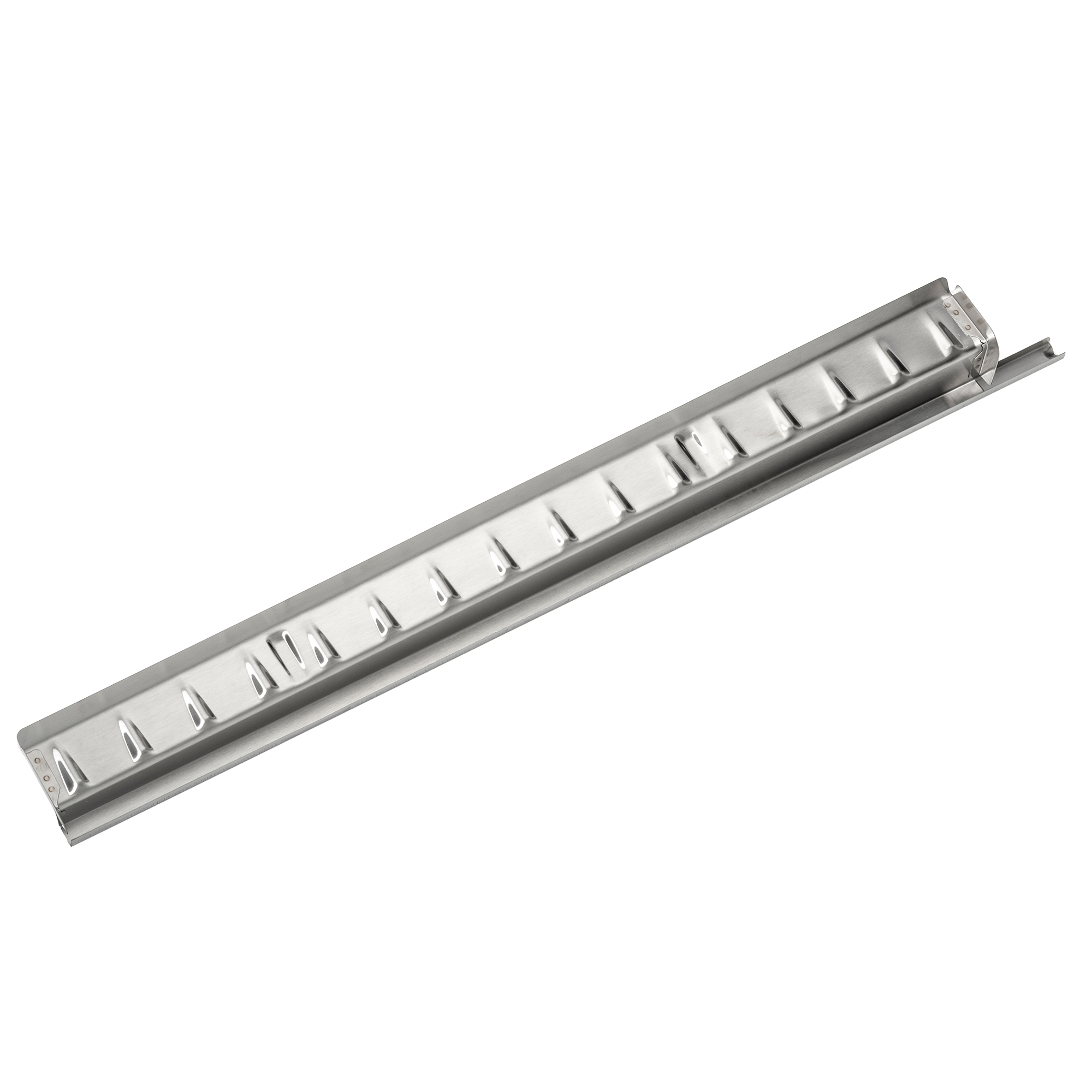 Edelstahl Ablaufkanal von RÖSLE Ablaufkanal aus Edelstahl, länglich, mit Löchern zur Wasserableitung
