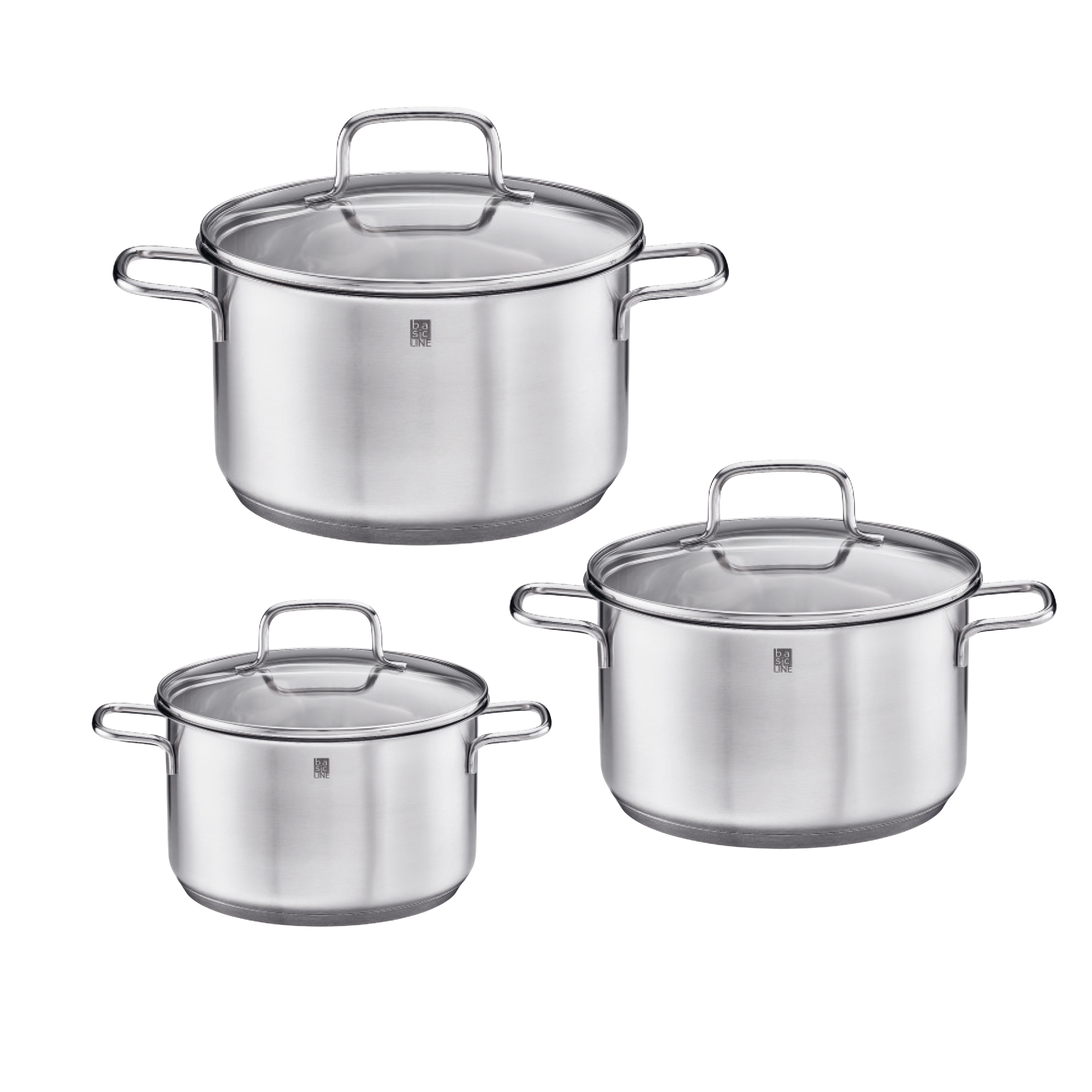2.0 L Double Handle Sauce Pan Rosle 18/10 Stainless Steel 16 cm 