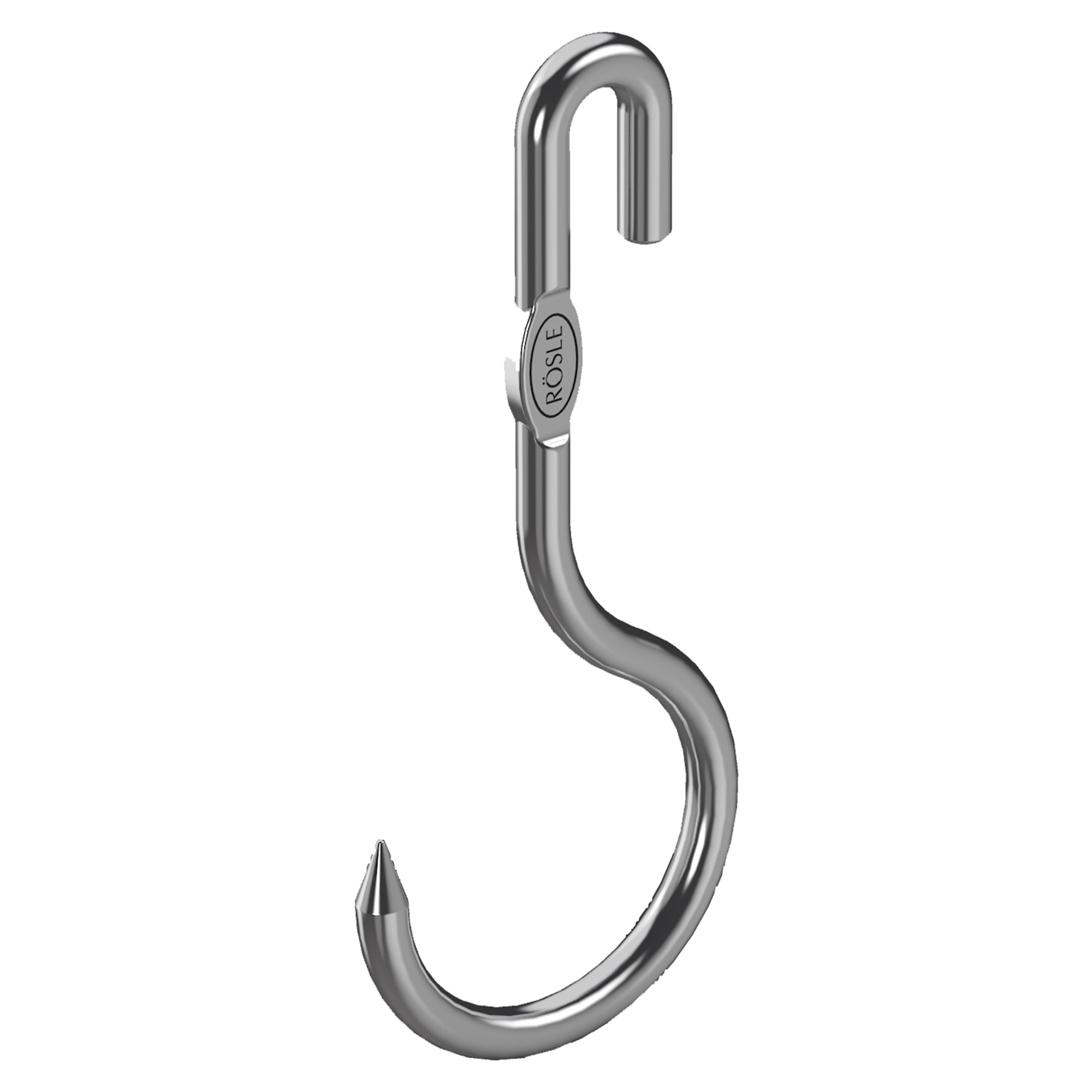 RÖSLE Räucherhaken Räucherhaken, 6-teilig, aus Edelstahl, S-förmig mit spitzem Ende