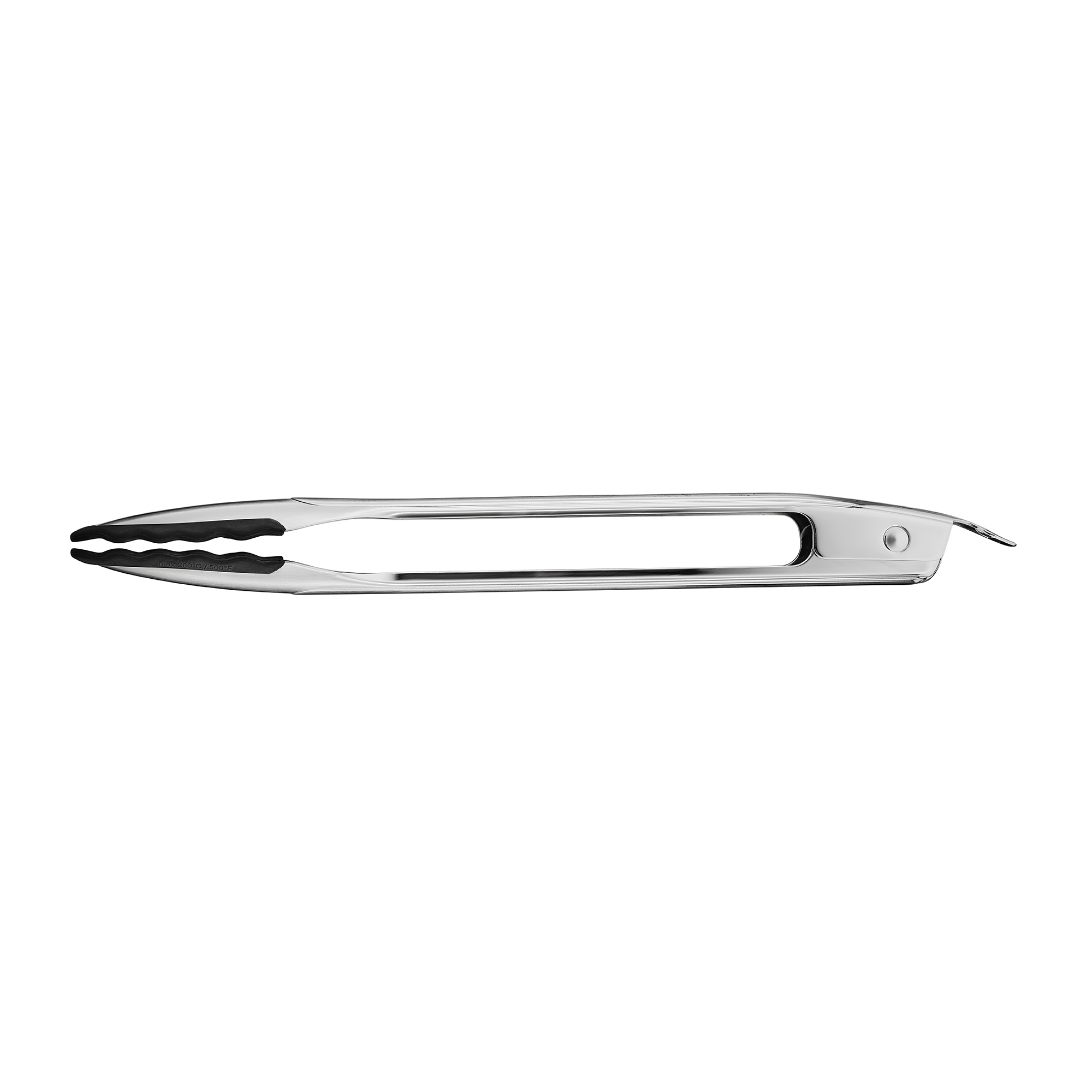 RÖSLE stainless steel gourmet tongs Gourmet tongs made of stainless steel with silicone coating, 23 cm long, for secure gripping...