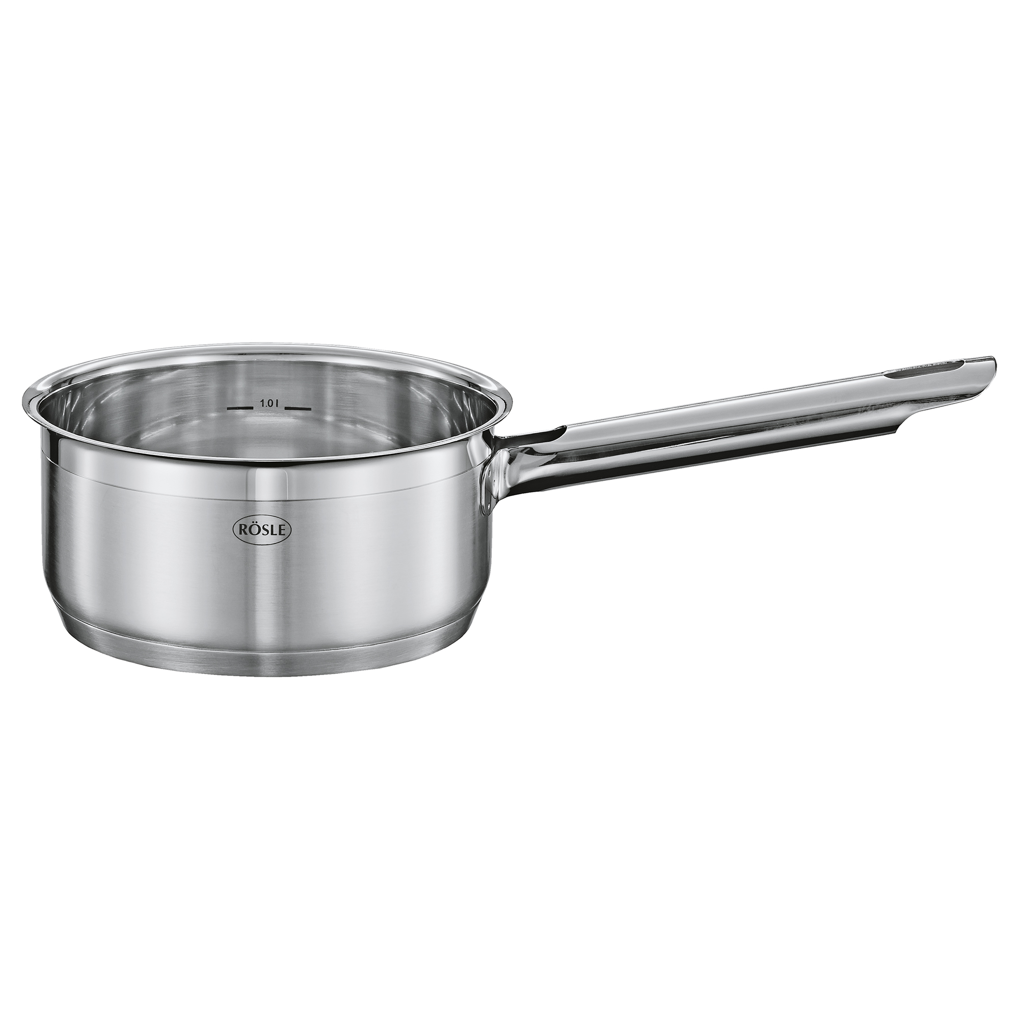 Rösle Elegance Topfset, 5-TLG. Set Di Pentole, Acciaio Inossidabile Argento 16 Cm 5 Unita